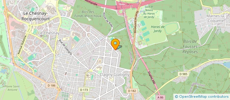 localisation de l'entreprise SCI NEUILLY CHATEAU à VERSAILLES