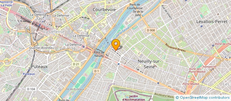 localisation de l'entreprise SCI NEUILLY CLICHY à NEUILLY-SUR-SEINE