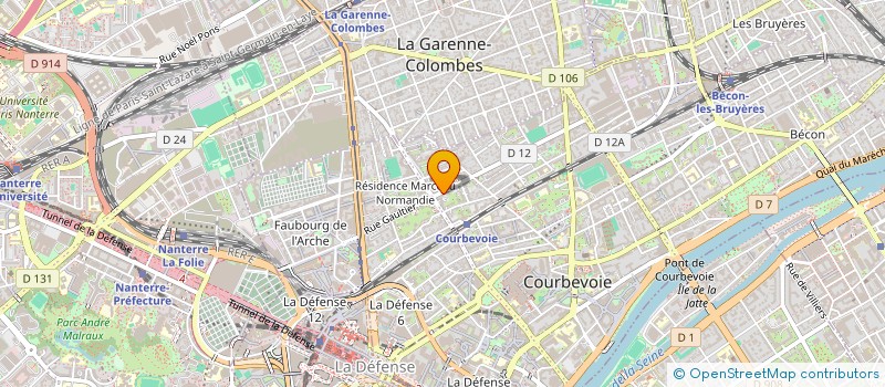 localisation de l'entreprise SCI NEUILLY COURBEVOIE COLOMBE à COURBEVOIE