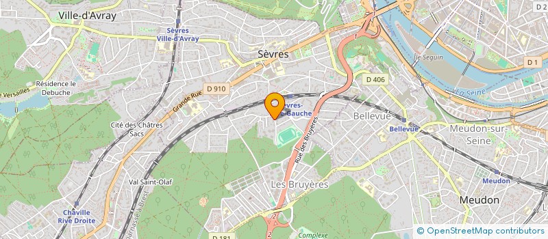 localisation de l'entreprise SCI NEUILLY PAUL CHATROUSSE à SEVRES