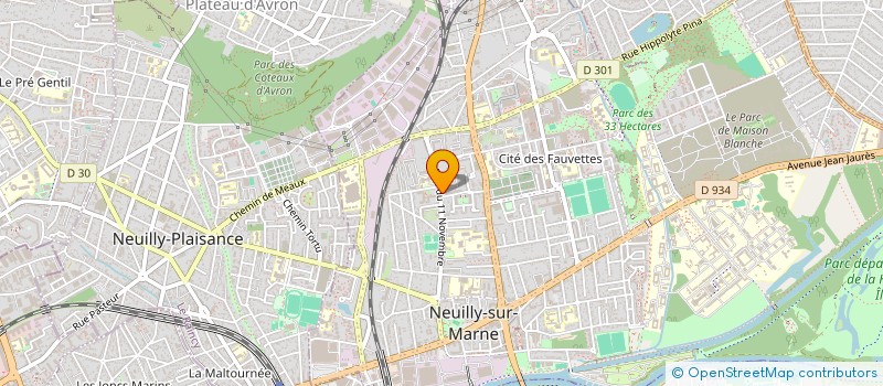 localisation de l'entreprise SCI NEUILLY PRESSE à NEUILLY SUR MARNE
