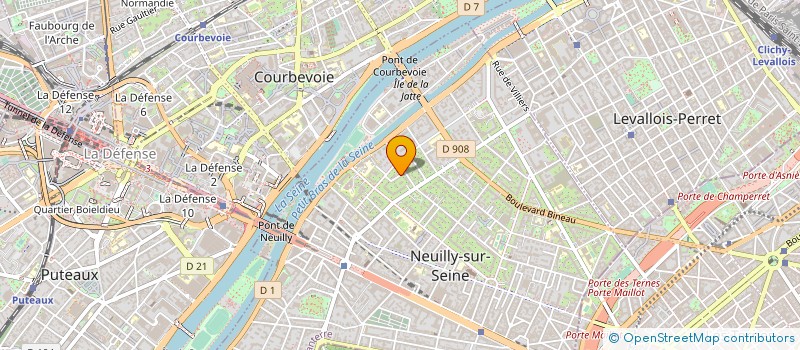 localisation de l'entreprise SCI NEUILLY VILLIERS à NEUILLY-SUR-SEINE