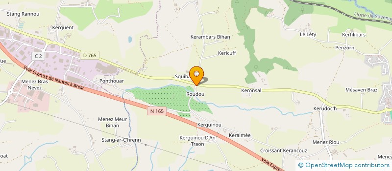 localisation de l'entreprise SCI NEULLAN  MELGVEN