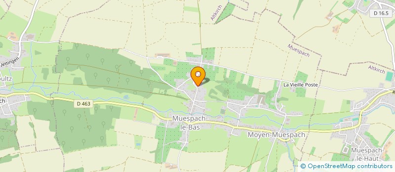 localisation de l'entreprise SCI NEUMATTEN  MUESPACH