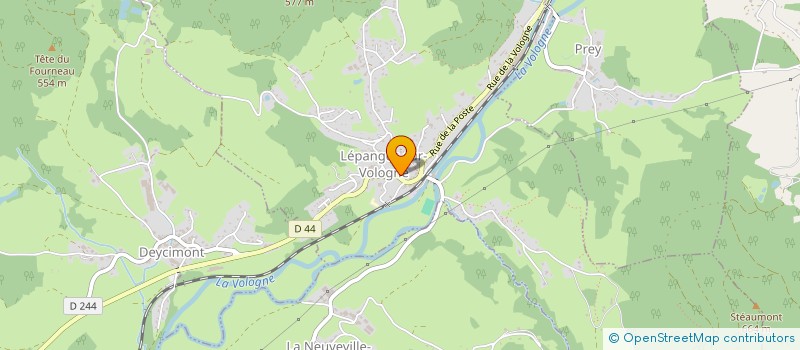 localisation de l'entreprise SCI NEUPHE  LEPANGES-SUR-VOLOGNE