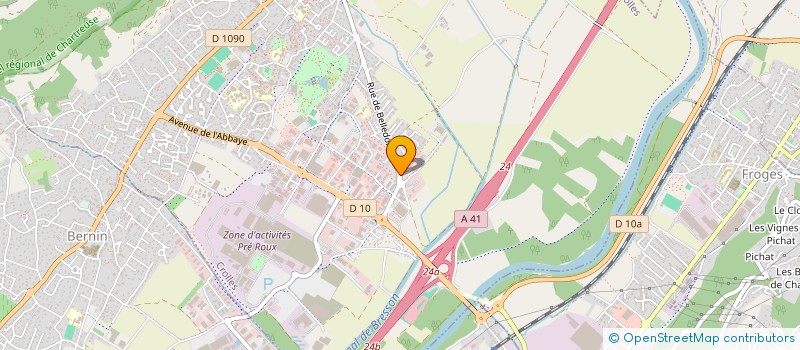 localisation de l'entreprise SCI NEURO-BELLE ETOILE  CROLLES