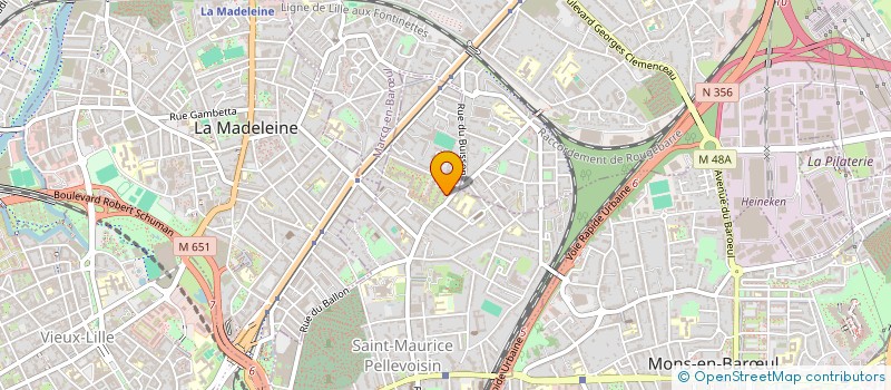 localisation de l'entreprise SCI NEURO BUISSON à LILLE