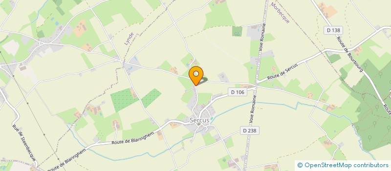 localisation de l'entreprise SCI NEURO FLANDRE  SERCUS