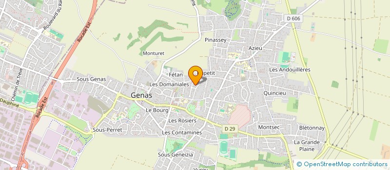 localisation de l'entreprise SCI NEUROPSY  GENAS