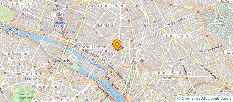 localisation de l'entreprise SCI NEUVE D ARGENSON  PARIS