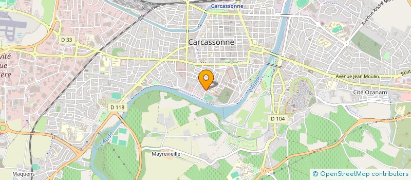 localisation de l'entreprise SCI NEUVE DU MAIL à CARCASSONNE