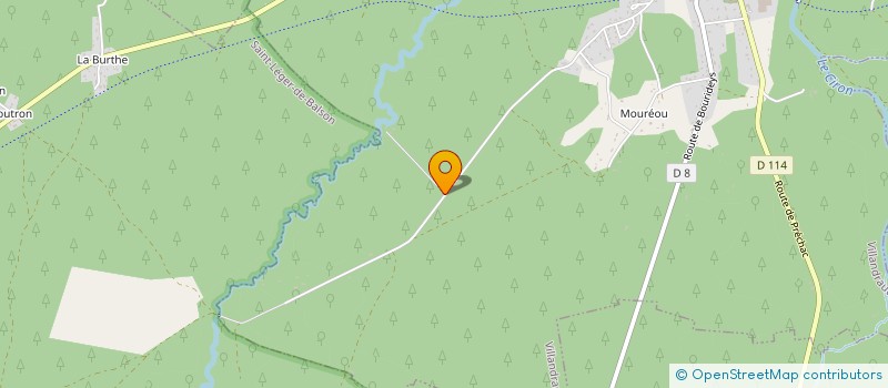 localisation de l'entreprise SCI NEUVEU  VILLANDRAUT