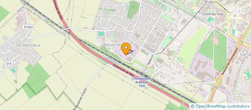 localisation de l'entreprise SCI NEUVIE  BEZANNES