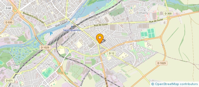 localisation de l'entreprise SCI NEUVILLE à SAINT-QUENTIN