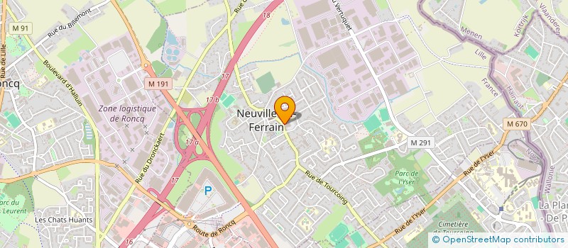 localisation de l'entreprise SCI NEUVILLE MED à NEUVILLE-EN-FERRAIN