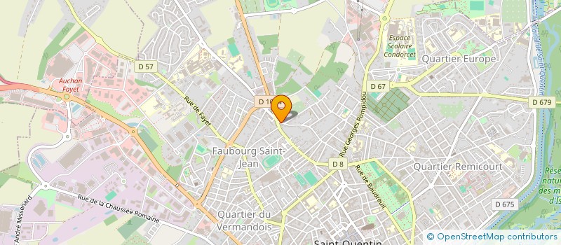 localisation de l'entreprise SCI NEUVILLETTE à SAINT-QUENTIN