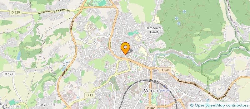 localisation de l'entreprise SCI NEV à VOIRON