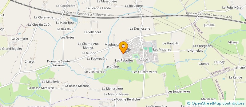 localisation de l'entreprise SCI NEVA 1  CHATEAUGIRON