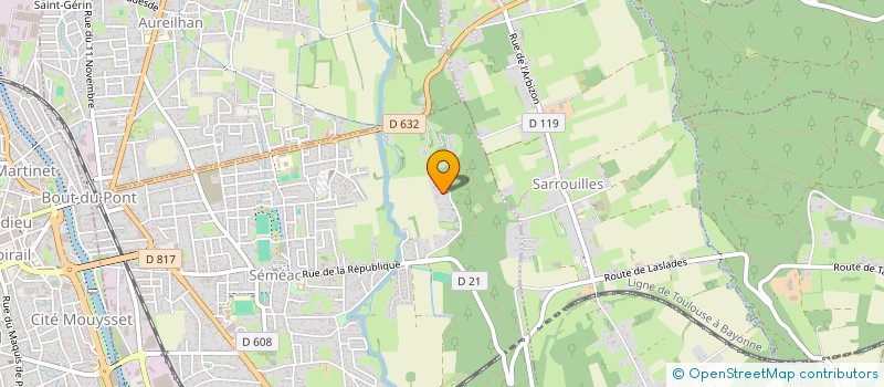 localisation de l'entreprise SCI NEVA  SEMEAC