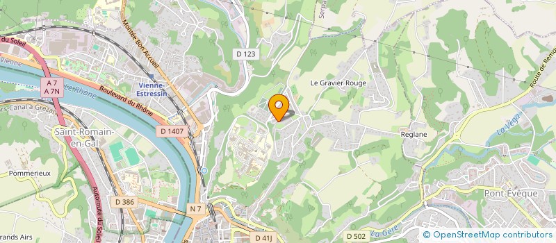 localisation de l'entreprise SCI NEVALE  VIENNE