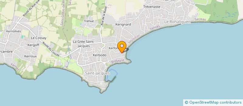 localisation de l'entreprise SCI NEVAMI  SARZEAU