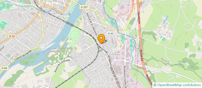 localisation de l'entreprise SCI NEVARES  LE COTEAU