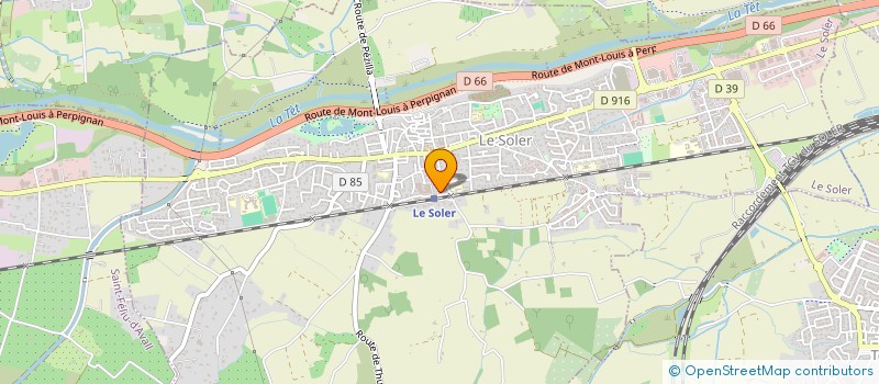 localisation de l'entreprise SCI NEVE  LE SOLER