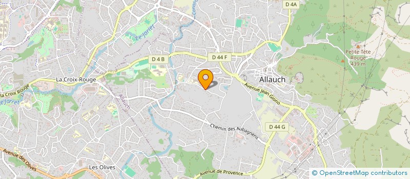 localisation de l'entreprise SCI NEVEO  ALLAUCH