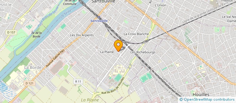 localisation de l'entreprise SCI NEVES  SARTROUVILLE