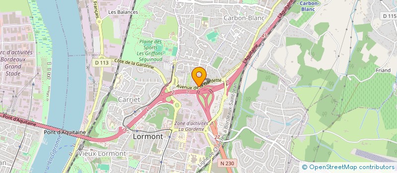 localisation de l'entreprise SCI NEVETS V  LORMONT