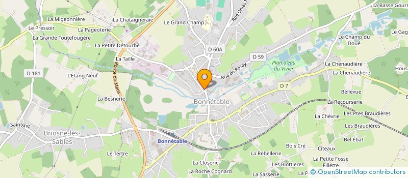 localisation de l'entreprise SCI NEVEU GOHAUD  BONNETABLE