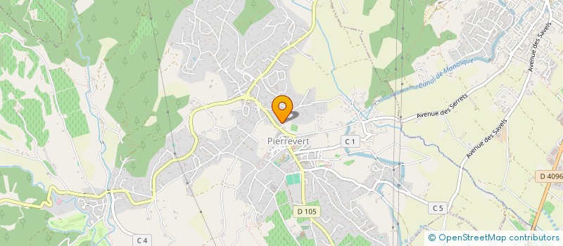 localisation de l'entreprise SCI NEVIERE NOUVEL  PIERREVERT