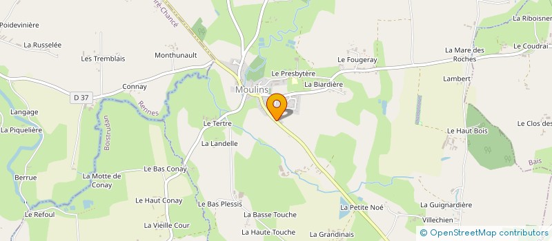 localisation de l'entreprise SCI NEVOT  MOULINS