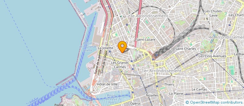 localisation de l'entreprise SCI NEW ALL YASMINE  MARSEILLE