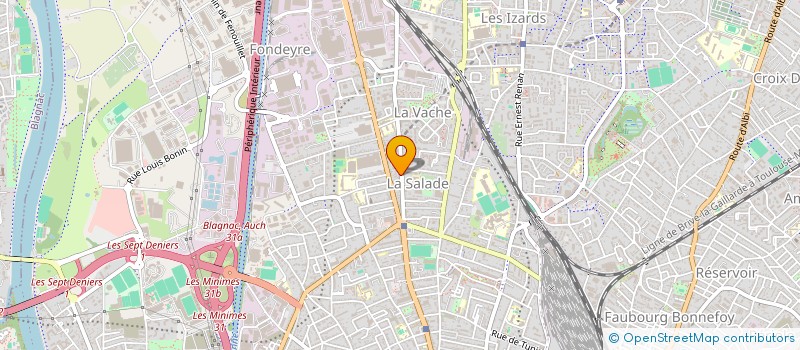 localisation de l'entreprise SCI NEW CONCEPT  TOULOUSE