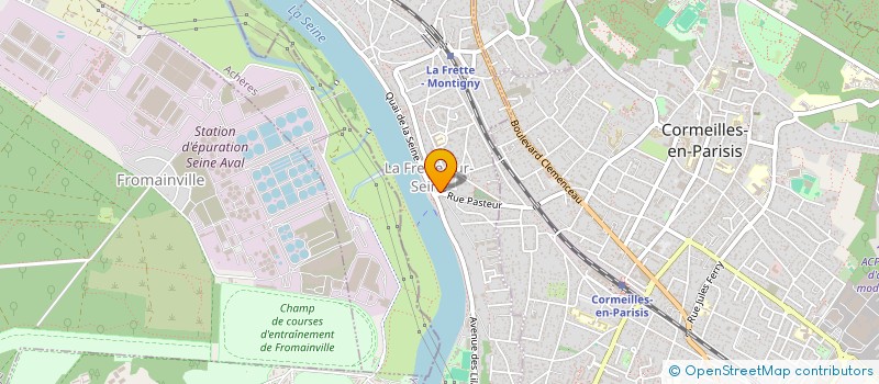 localisation de l'entreprise SCI NEW EDEN  LA FRETTE-SUR-SEINE