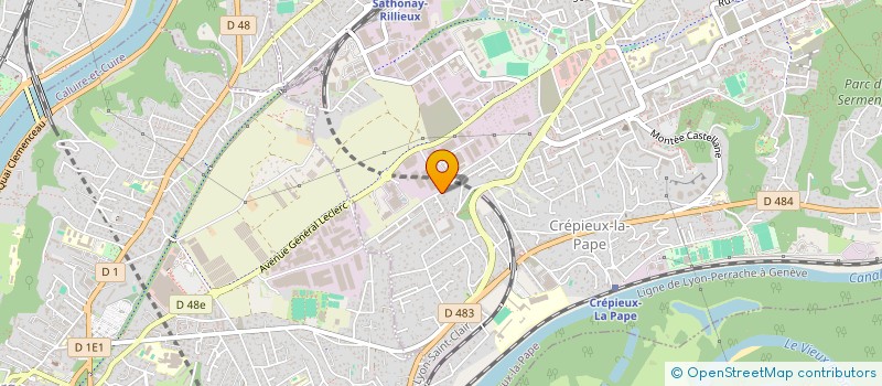 localisation de l'entreprise SCI NEW HAPPY  GENAS