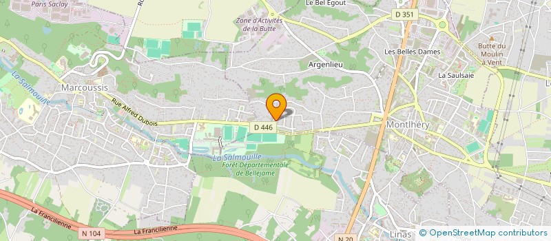 localisation de l'entreprise SCI NEW LIFE RA  MONTLHERY