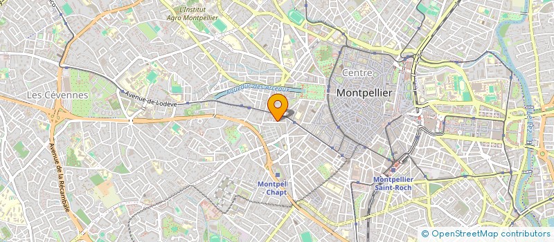 localisation de l'entreprise SCI NEW LOFT  MONTPELLIER