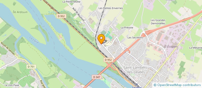 localisation de l'entreprise SCI NEW SMILE  SAUMUR