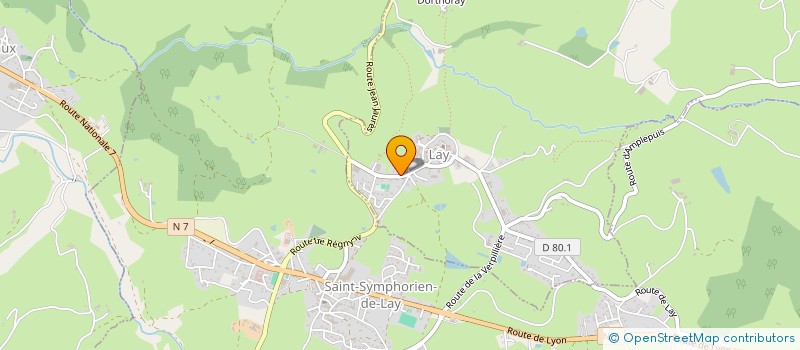 localisation de l'entreprise SCI NEW START  LAY