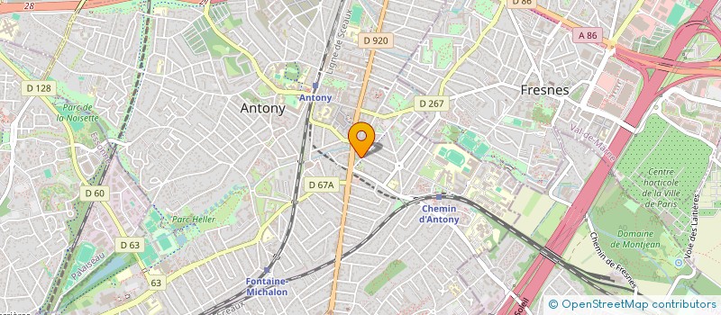 localisation de l'entreprise SCI NEW STEP à ANTONY