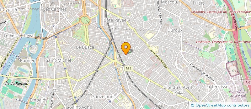 localisation de l'entreprise SCI NEW WAVE à TOULOUSE
