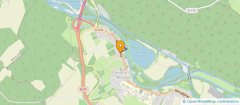 localisation de l'entreprise SCI NEW YORK  FLAVIGNY-SUR-MOSELLE