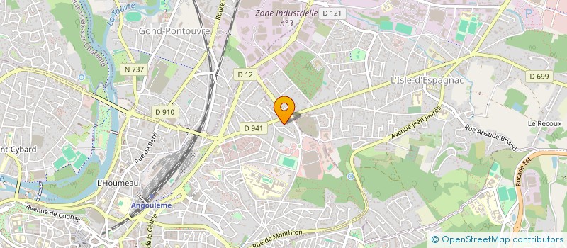 localisation de l'entreprise SCI NEW YORKER HOMES à ANGOULEME