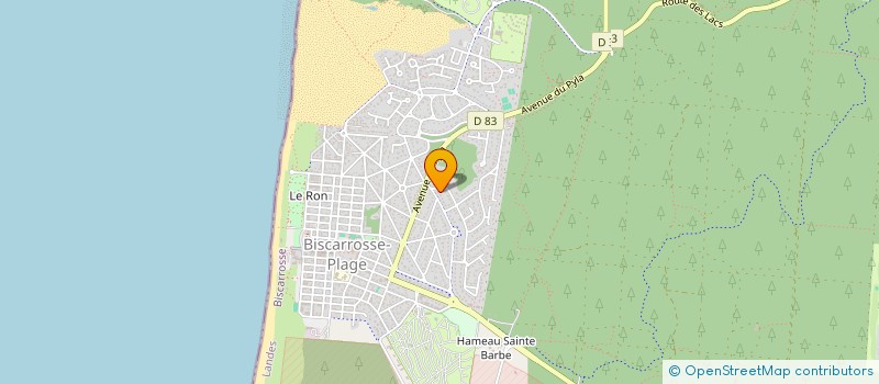 localisation de l'entreprise SCI NEWAY  BISCARROSSE