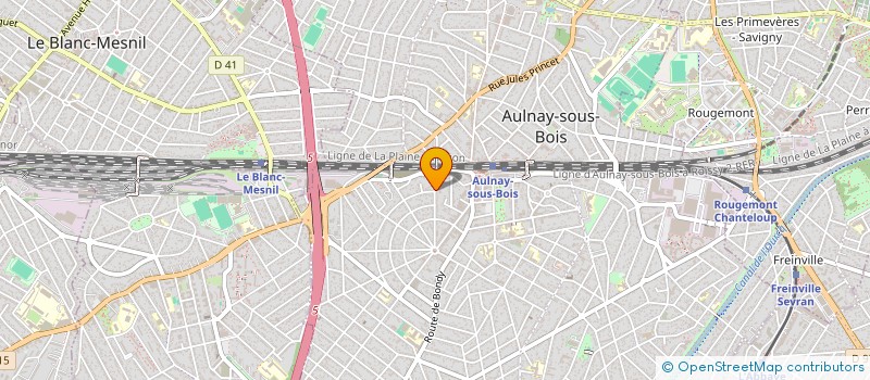 localisation de l'entreprise SCI NEWER  AULNAY-SOUS-BOIS