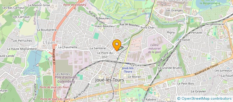 localisation de l'entreprise SCI NEWLIFE  JOUE-LES-TOURS
