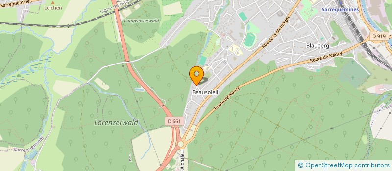 localisation de l'entreprise SCI NEWLIFE à SARREGUEMINES