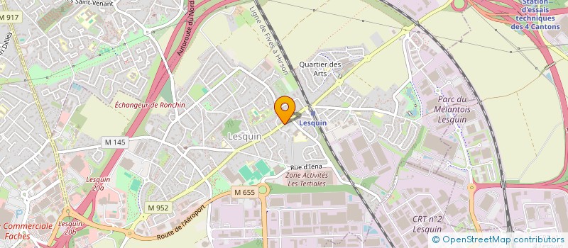 localisation de l'entreprise SCI NEWLOGI à LESQUIN